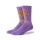 Stance Tagessocke Crew NBA Vintage LA Lakers violett - 1 Paar